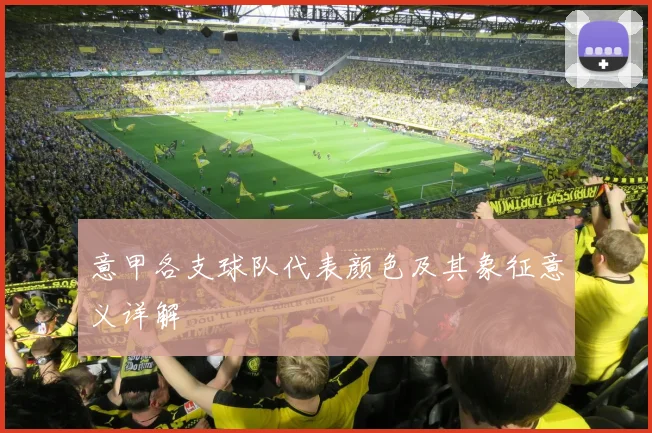 意甲各支球队代表颜色及其象征意义详解