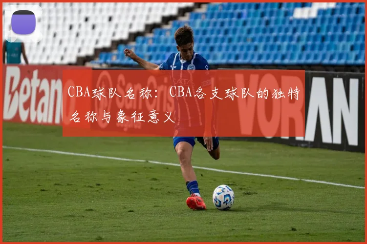 CBA球队名称：CBA各支球队的独特名称与象征意义